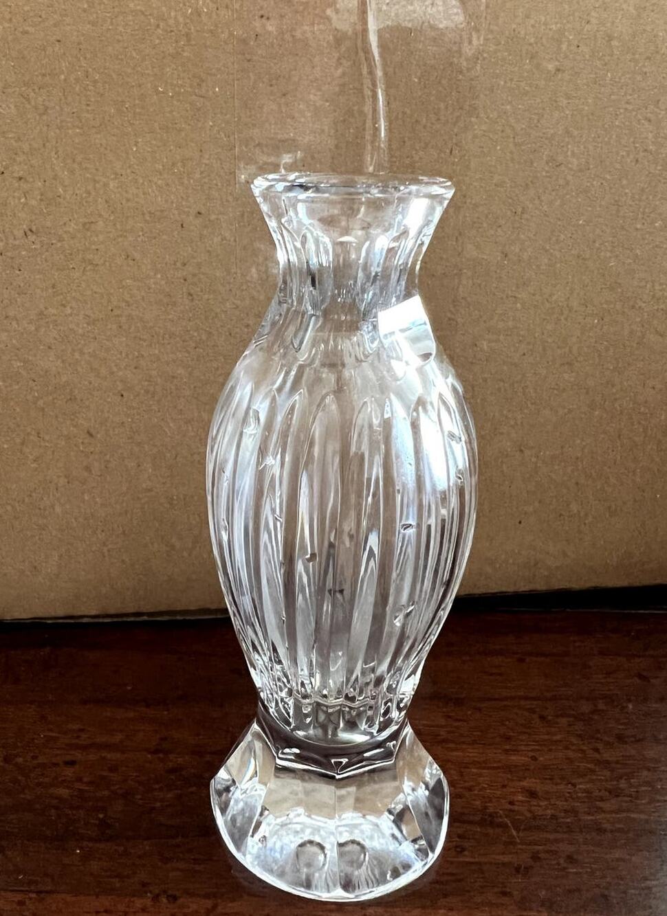 Rogaska Miller Crystal Bud Vase Excellent Perfect Mint